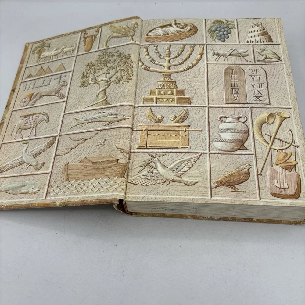 Vintage The Children's Bible Golden Press Illustrated Stories Hardcover 1965‎